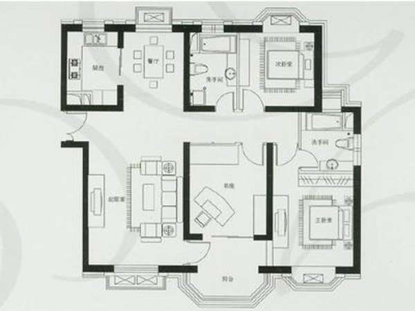【多图】第一国际一期二手房 3室2厅1卫 132平