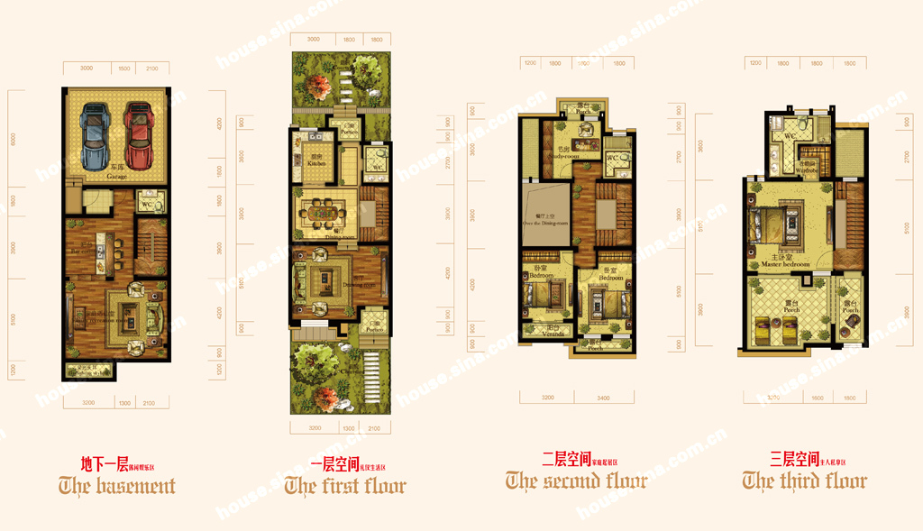 湖州翰林世家_排屋G1户型3171026