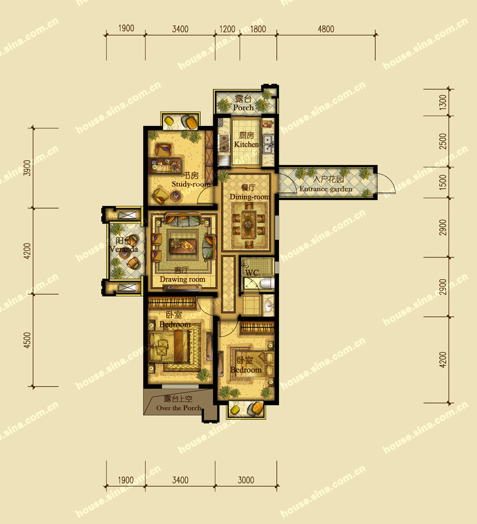 湖州翰林世家_D1奇数层户型3447505