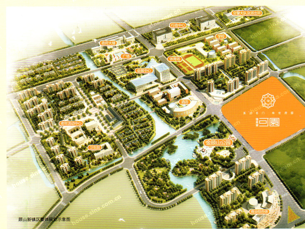 江阴佳兆业可园_可园整体位置鸟瞰图3218096