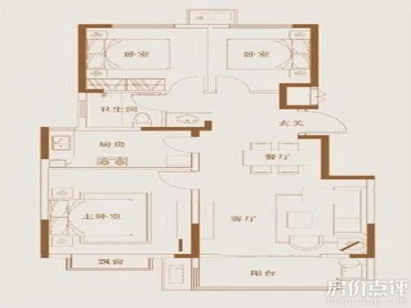 户型图-璟仕府96㎡