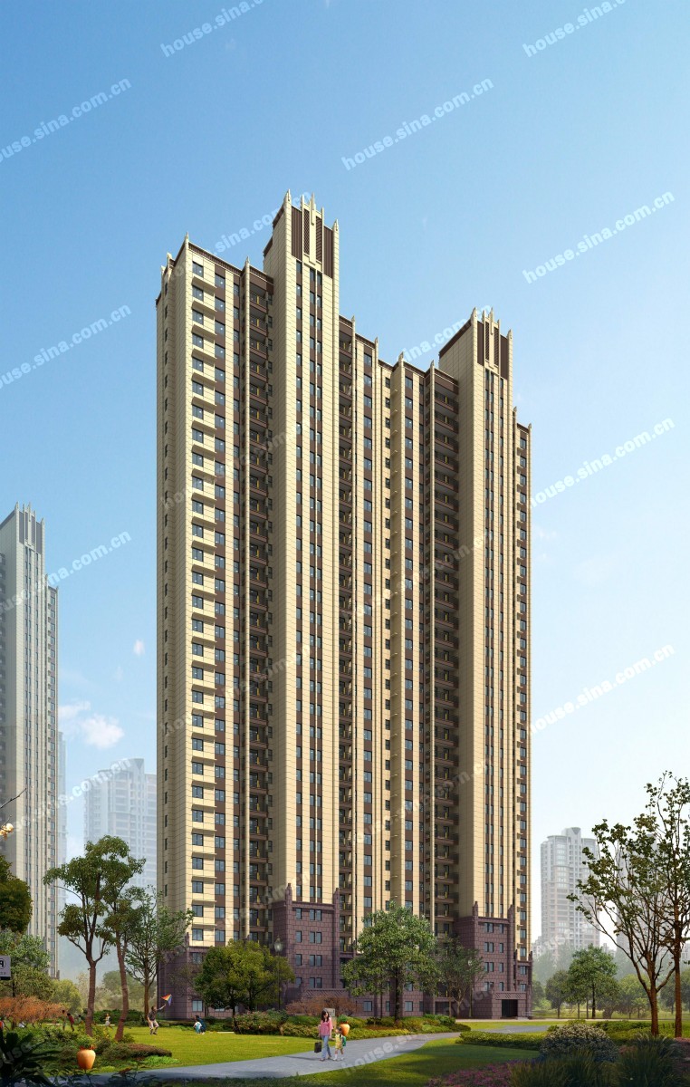 世茂东壹号 效果图 高层,外立面(1/7张)