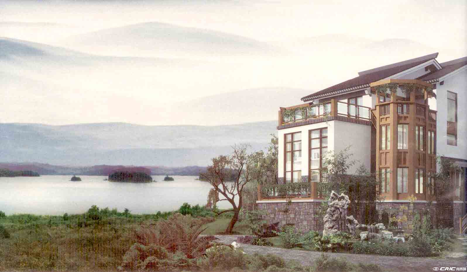 云湖云海间