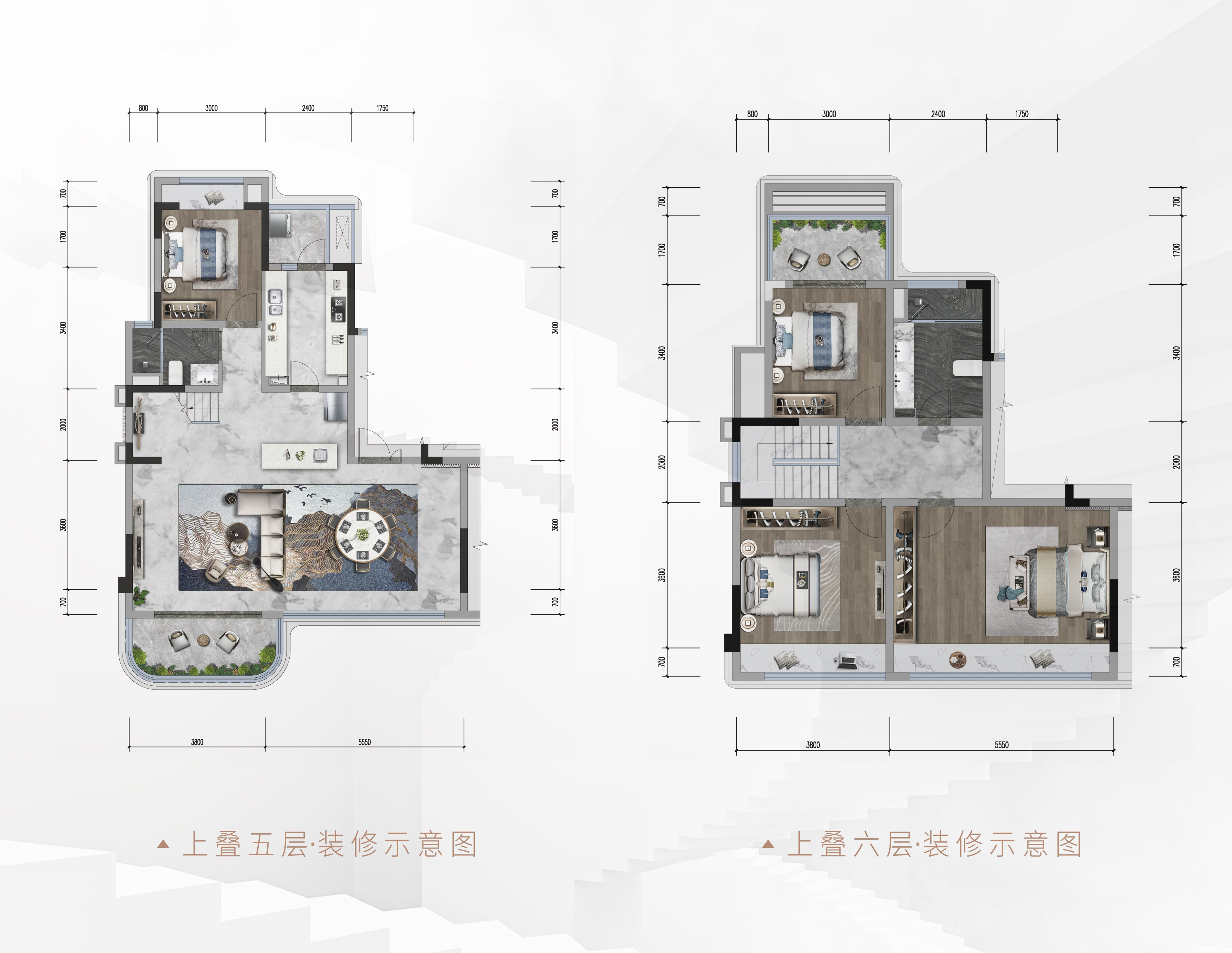上叠-175㎡户型图
