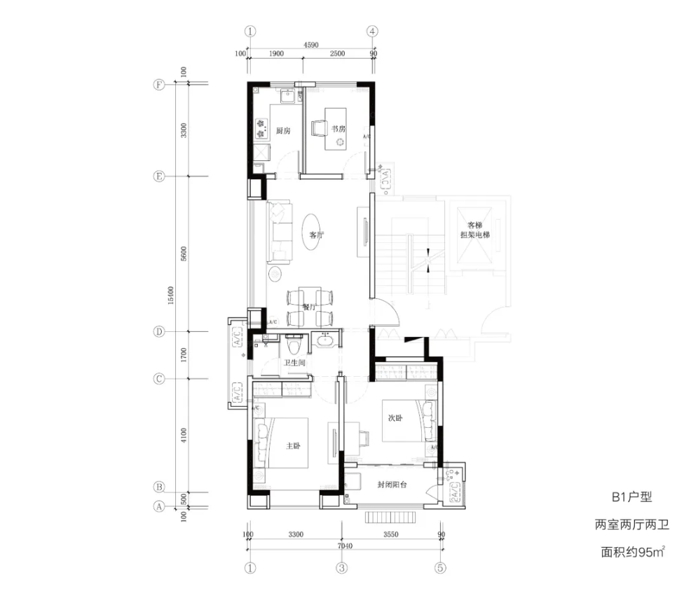 B95户型图