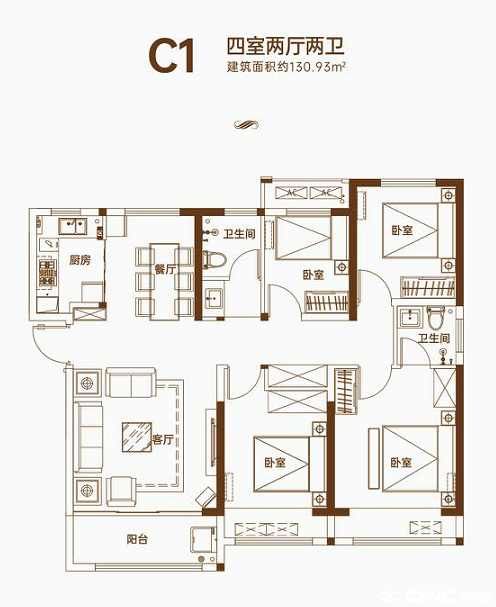 130户型图
