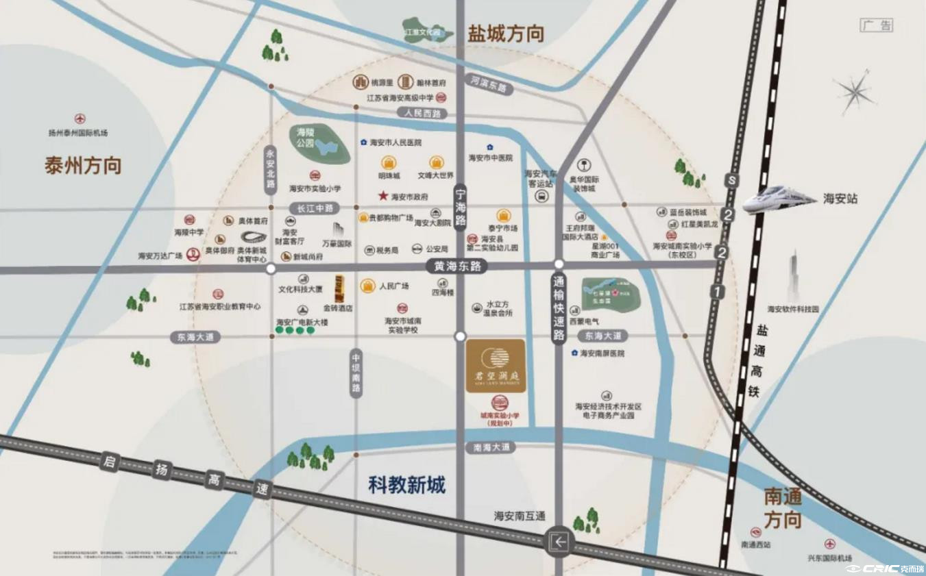 君望澜庭 区位交通图