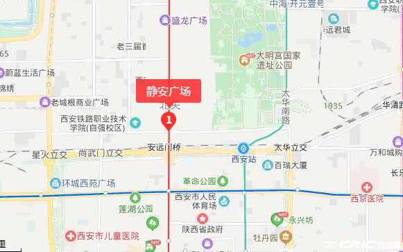 静安广场 区位交通图