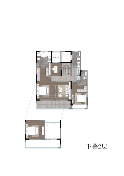 下叠珺璟户型图