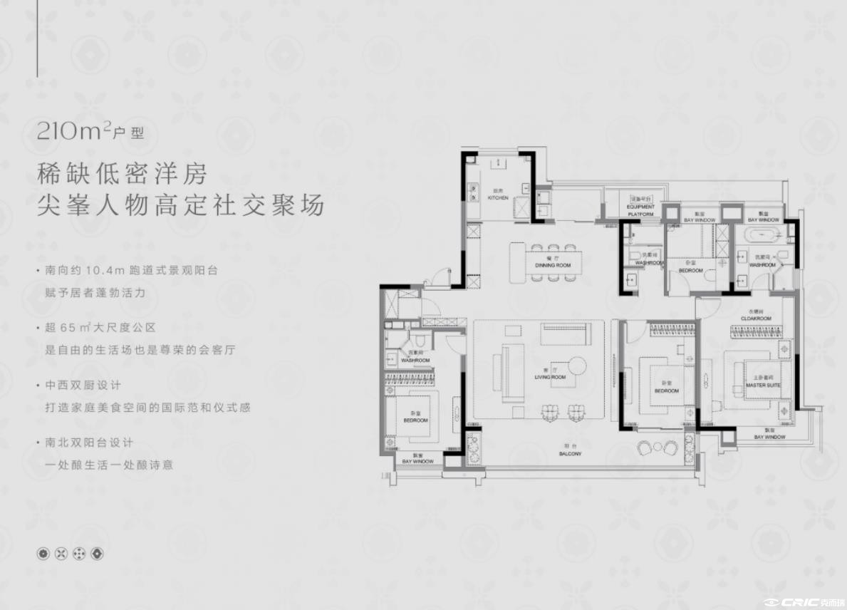 210㎡4-2-3·户型图