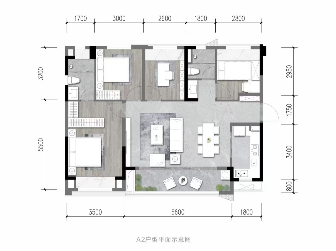 118㎡户型户型图