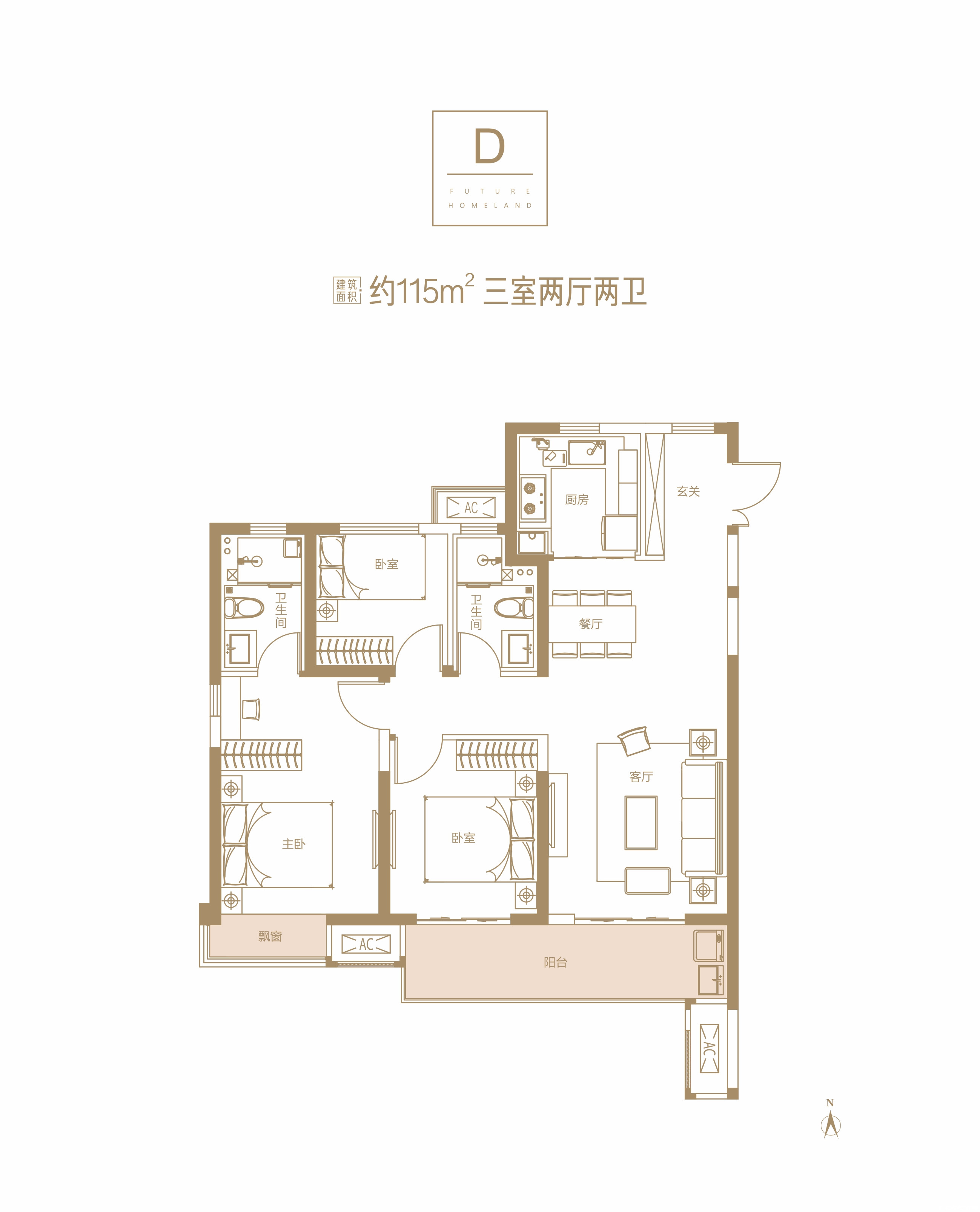 115户型图