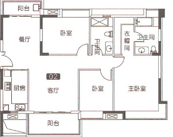 C2户型图