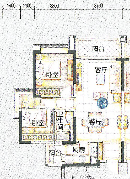 B2户型图