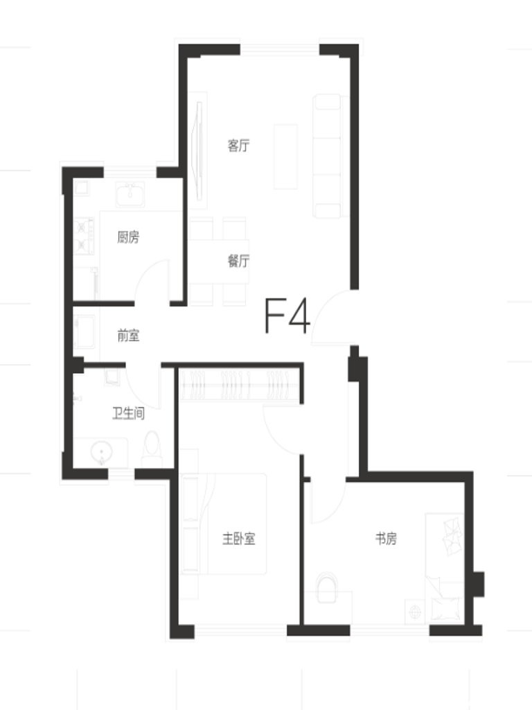 F4户型图