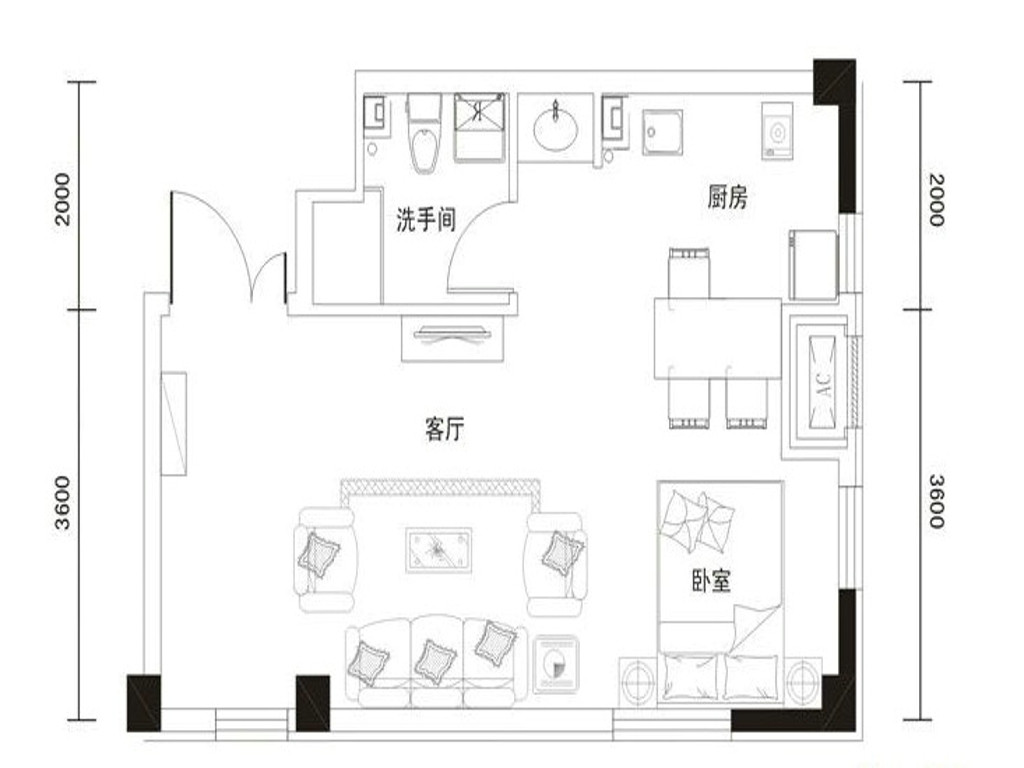 A2户型图