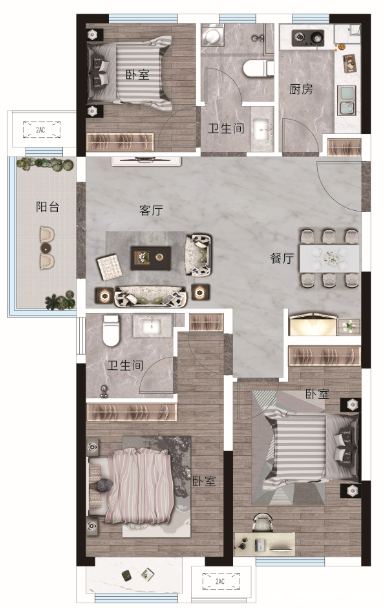 101户型图