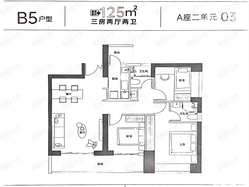 B5户型图