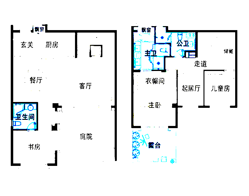 叠加户型图