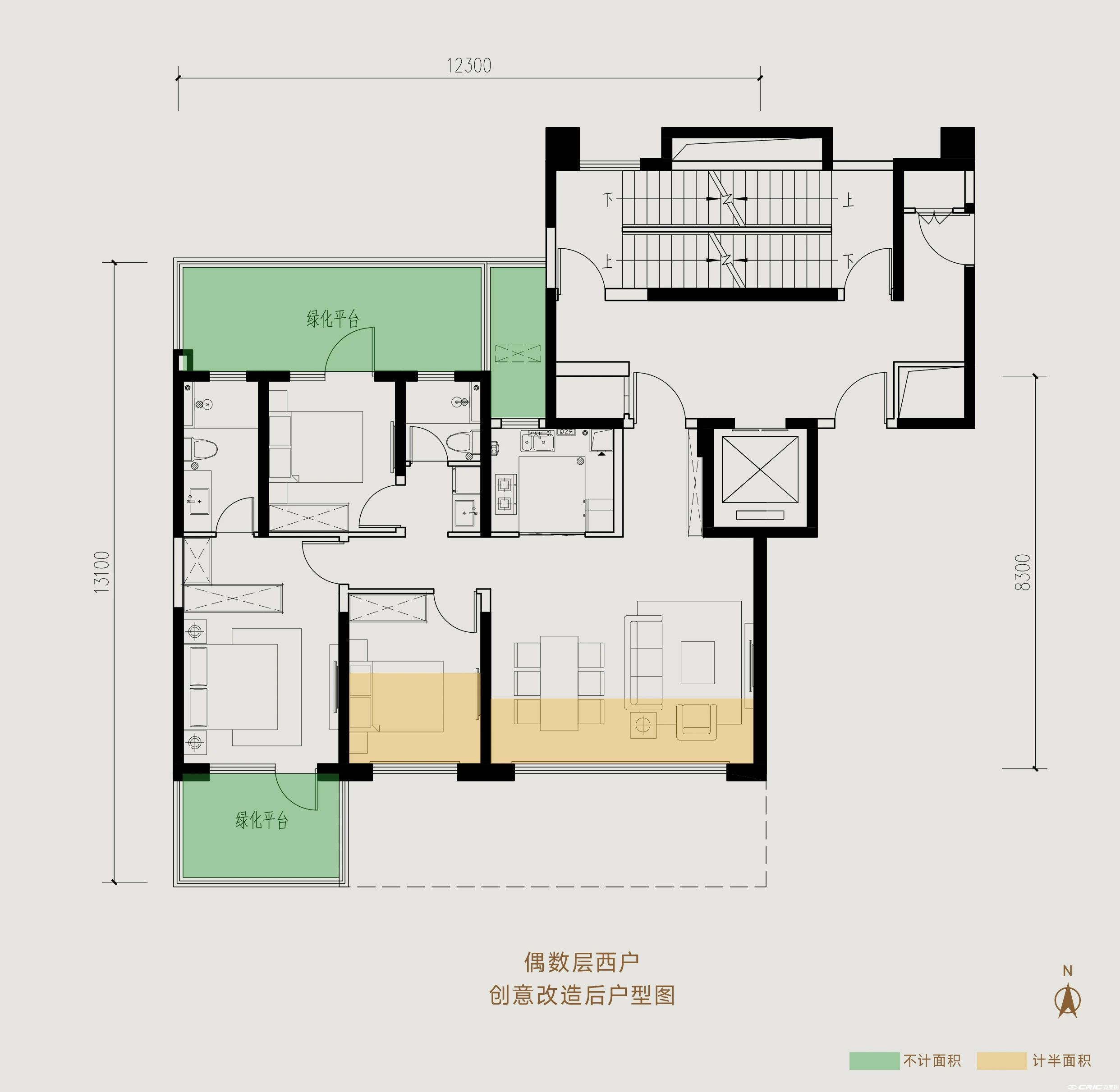 115户型户型图