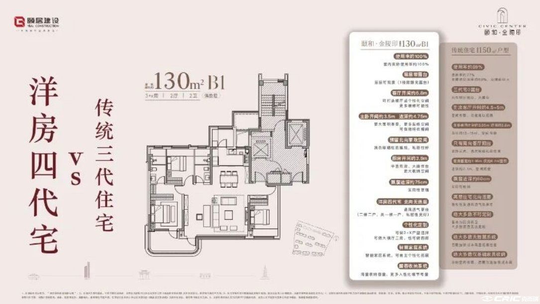 B1 130©O户型图
