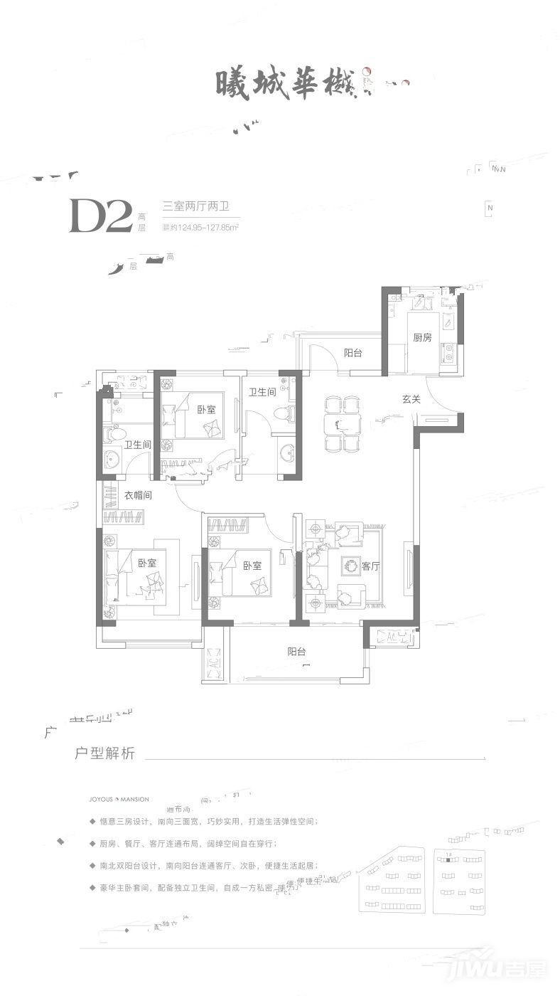 125户型图