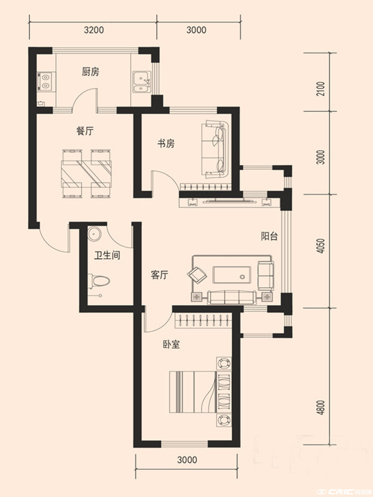 D户型户型图