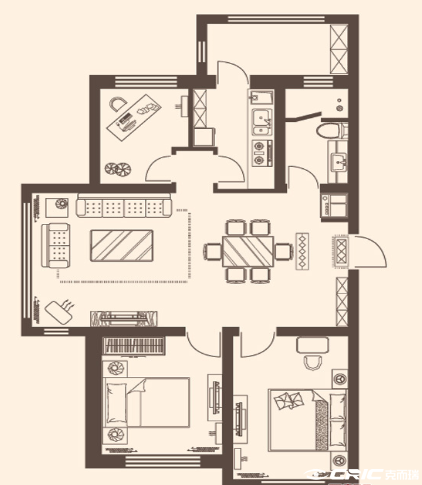 5户型图