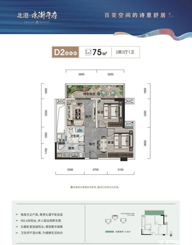 75㎡户型图