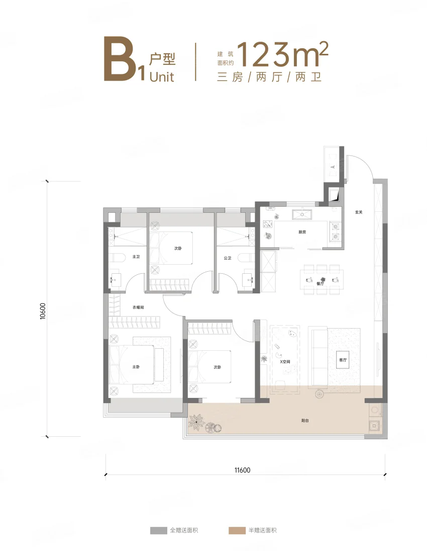 B1/B2户型图