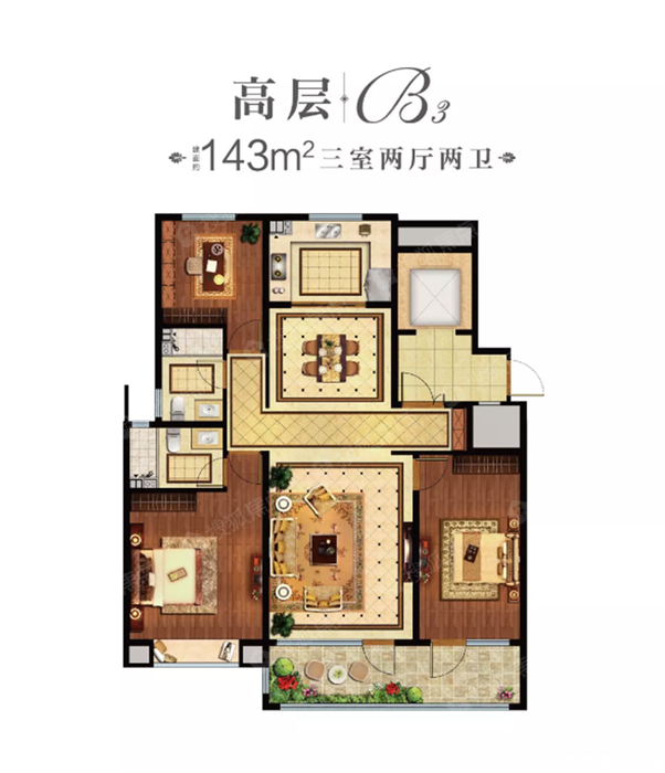 B3户型图