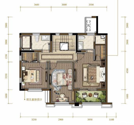 跃层119.4户型图