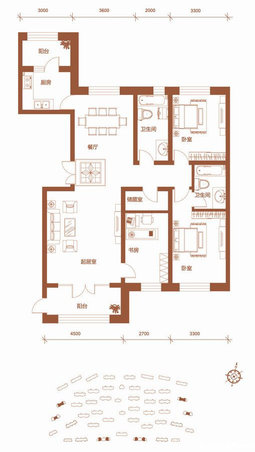 H户型图