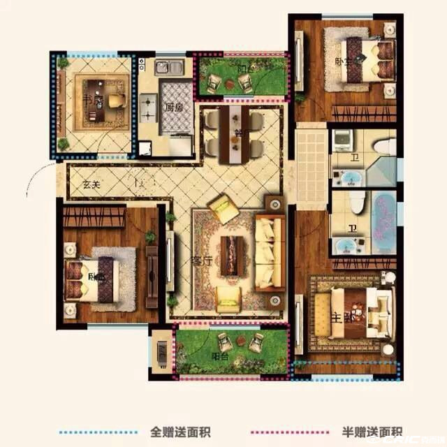 D1户型图