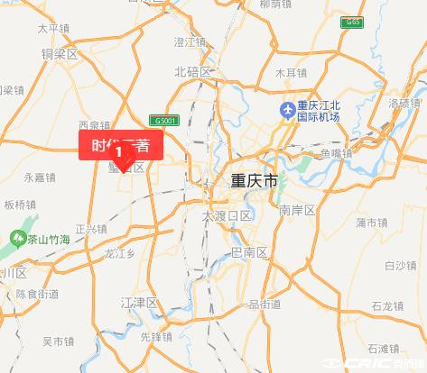 璧山时代云著 区位交通图