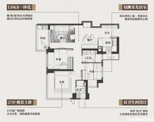 85户型图