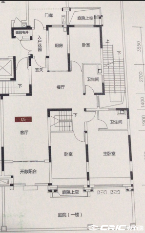 洋房E户型图