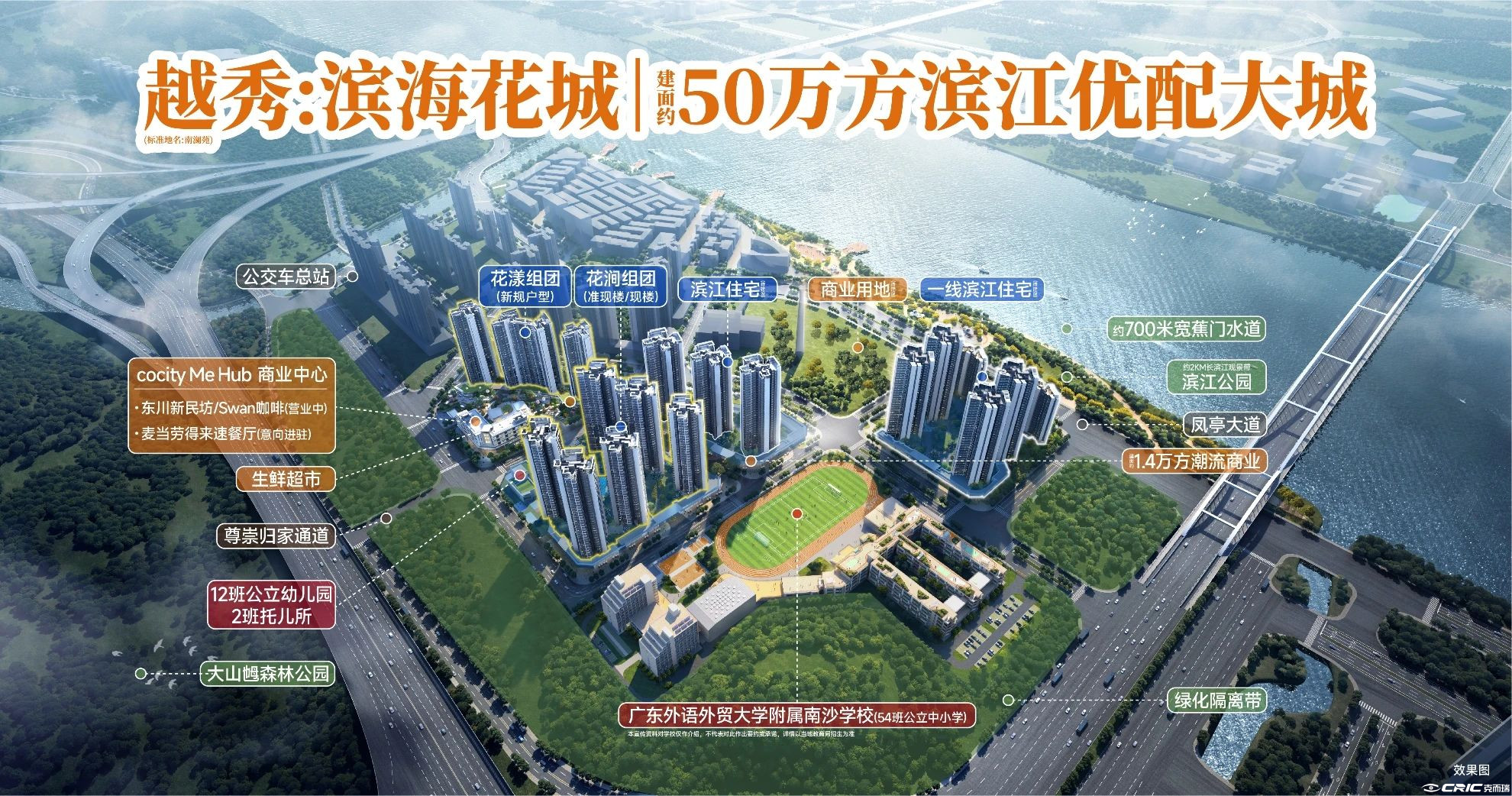 越秀·滨海花城 效果图