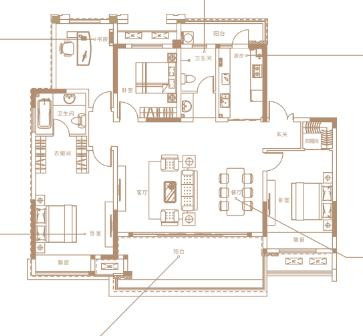 E1户型图