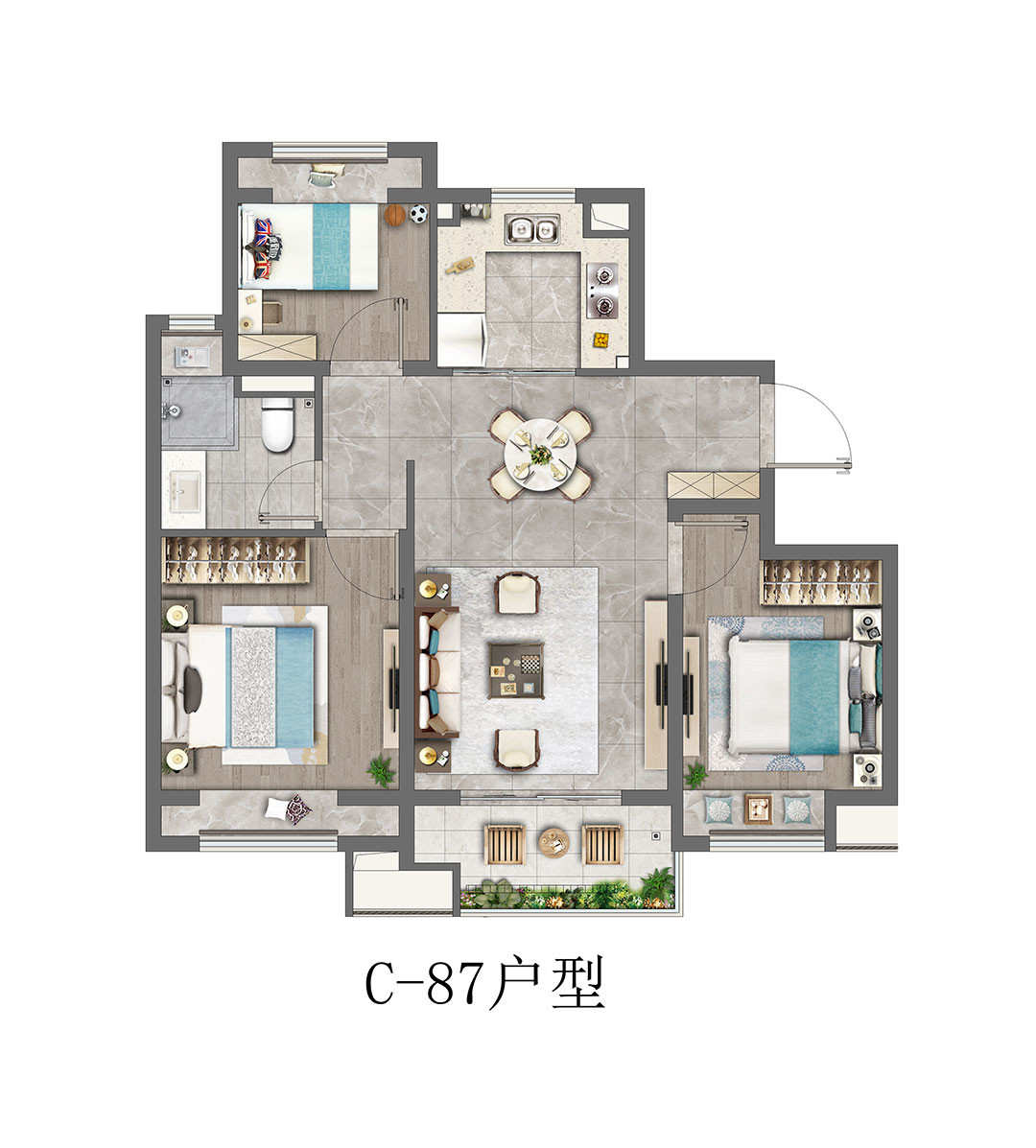 C户型图