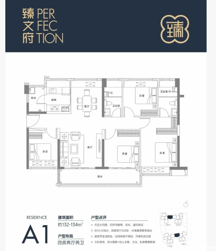 132户型图
