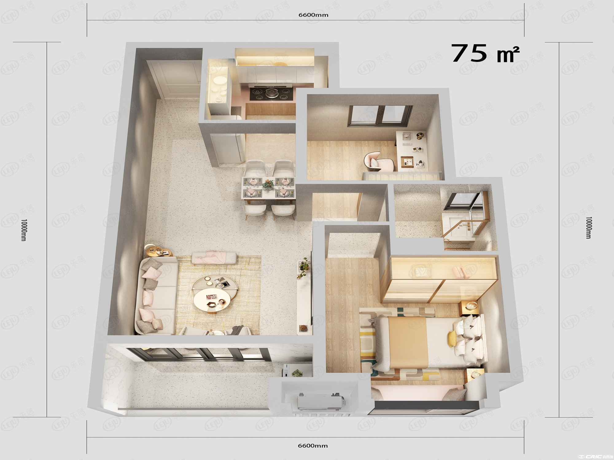 75户型图