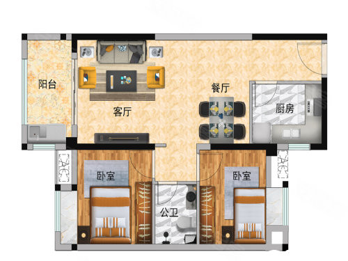 A3-74户型图