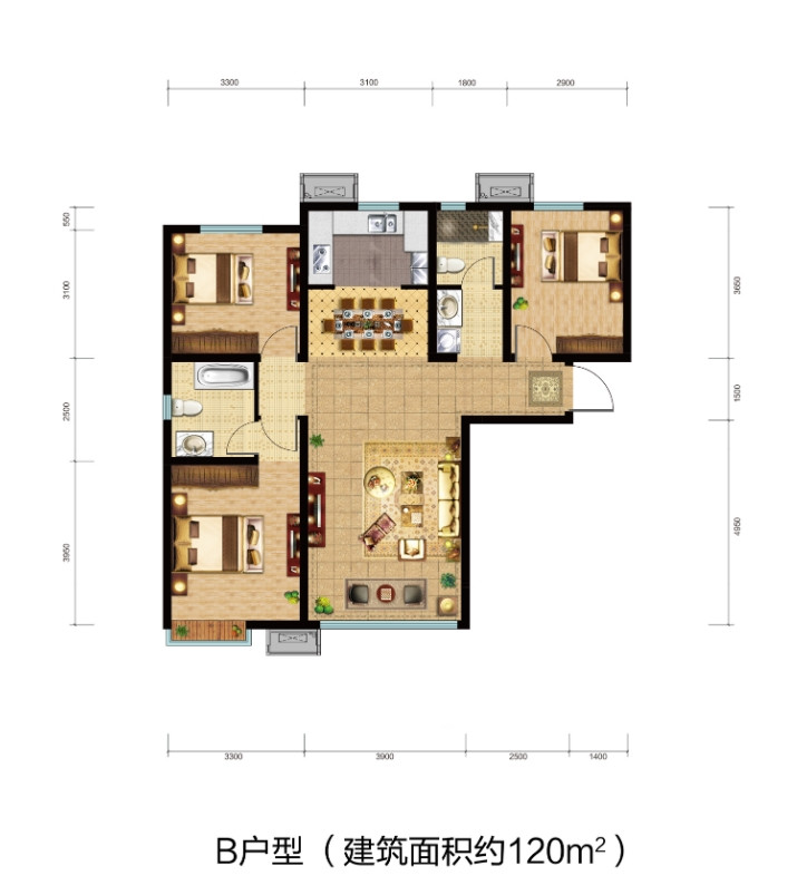 B户型图