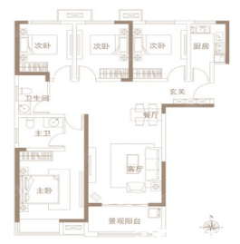 二期D户型图