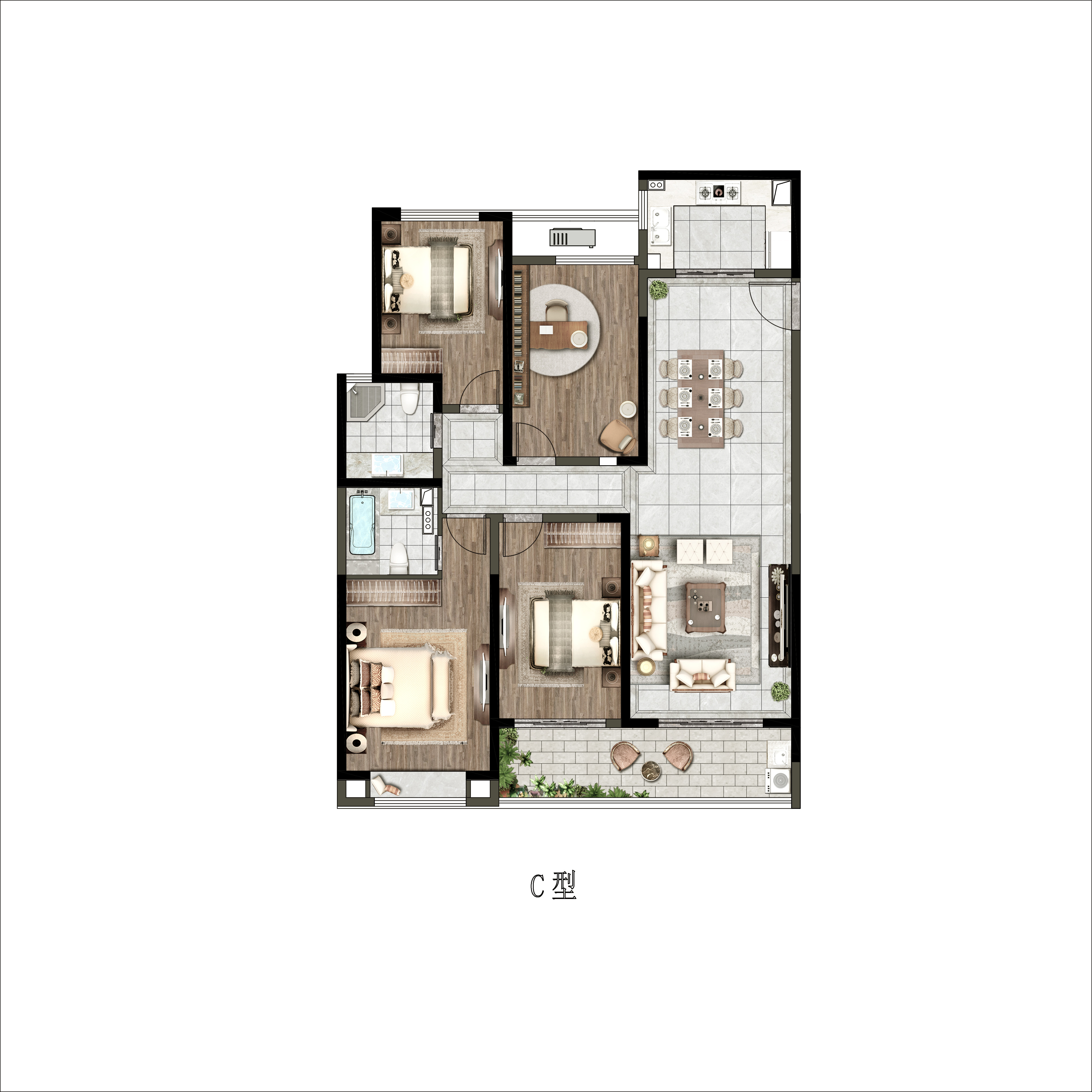 C户型图