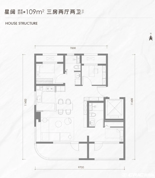 星阔户型图
