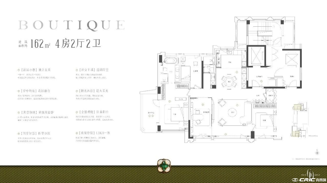 BOUTIQUE 约162㎡户型图