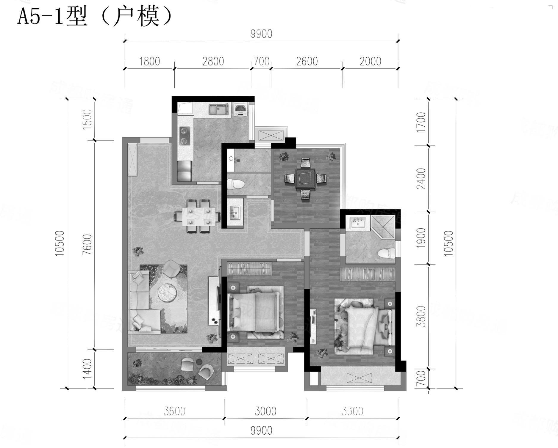 A5-1-95.97户型图
