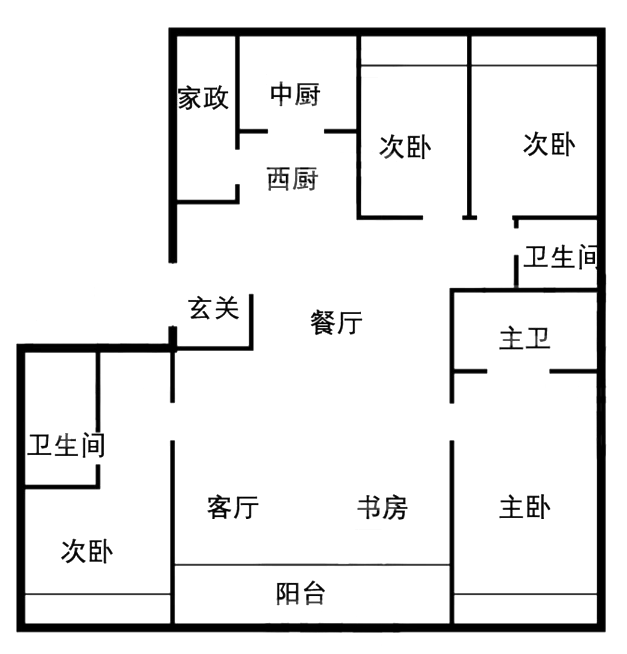 E户型图